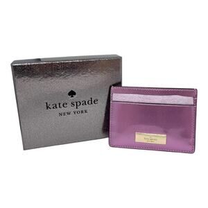 Kate Spade Kenzie Glitter Wallet Pink Quartz NWT | MSRP $99
